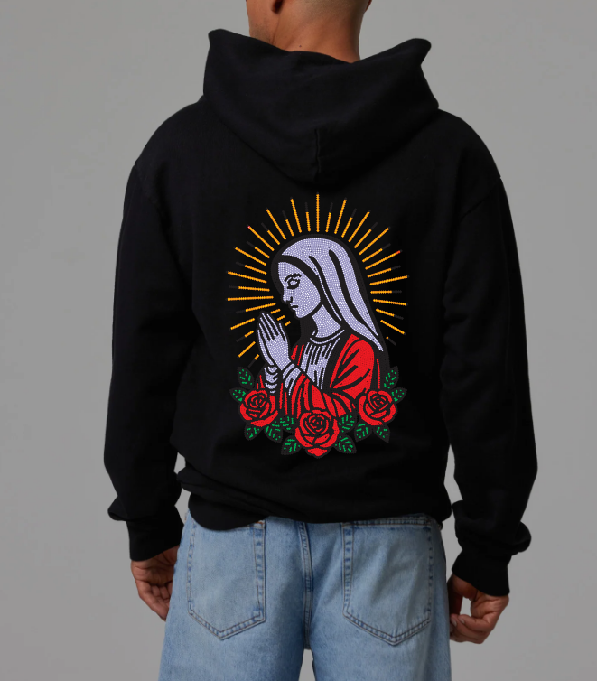 SIEMPRE BENDECIDO - UNISEX - BLACK HOODIE